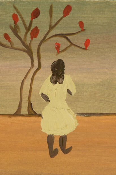 Ficre Ghebreyesus, Apple tree girl I, c. 1998-2000. Courtesy of Modern Art 