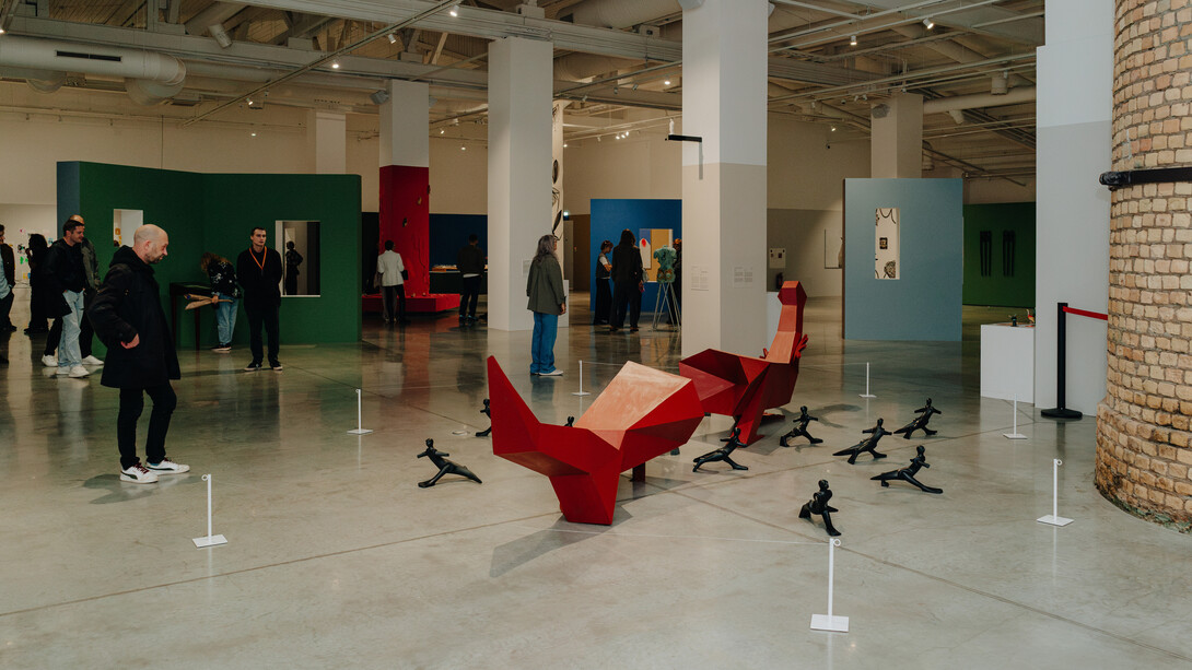 Various artists, Looking away. Women artists in the Zuzāns Collection: 2000–2026, exhibition view. Courtesy of Zuzeum Art Museum