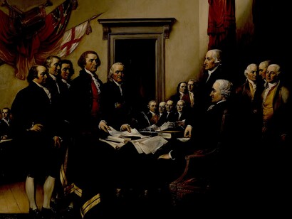 La declaración de Independencia, por Trumbull