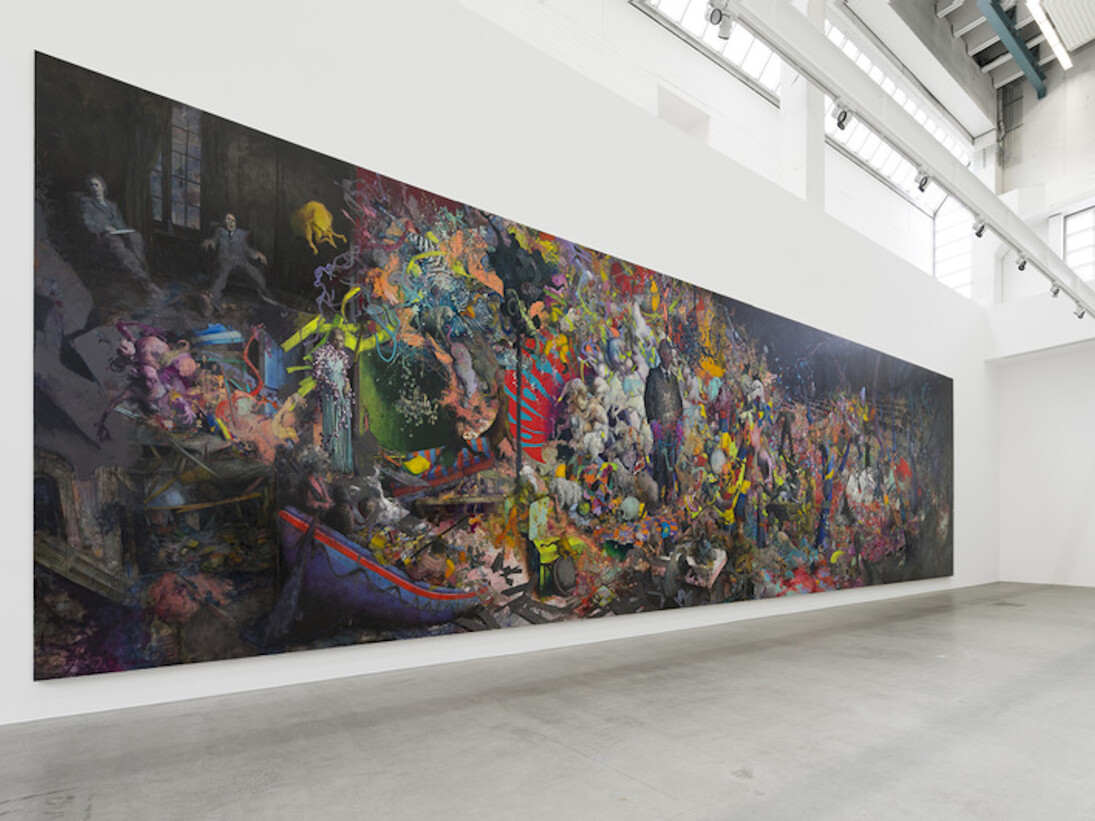 Jonas Burgert, Exhibition view. Courtesy of Blain|Southern