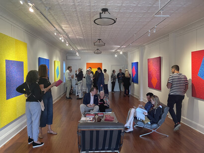 Louise P. Sloane at the M&M Fine Art, Southhampton, installation view. Courtesy of Spanierman Modern and M&M Gallery