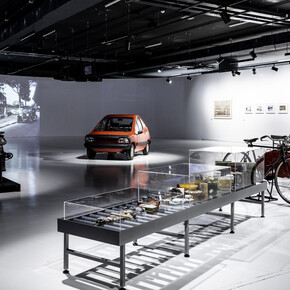 125 volte Fiat. La modernité à travers l’imagerie Fiat, vue de l'exposition. Avec l'aimable autorisation du Museo Nazionale dell’Automobile
