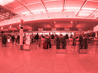 Interior del aeropuerto de Múnich