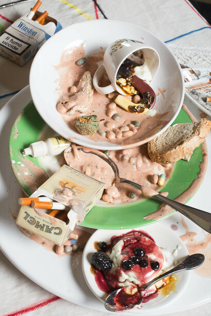 Bertozzi & Casoni, “Resistenza 2”, 2017, ceramica policroma, cm. 300 x 124, dettaglio
