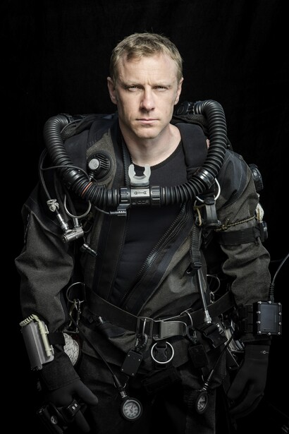 Portrait of an Underwater Explorer by Martin Hartley
