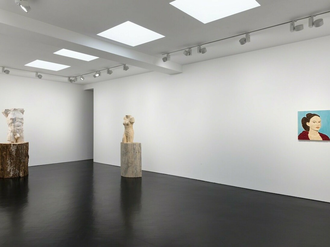 Stephan Balkenhol, Exhibition view. Courtesy of Stephen Friedman Gallery