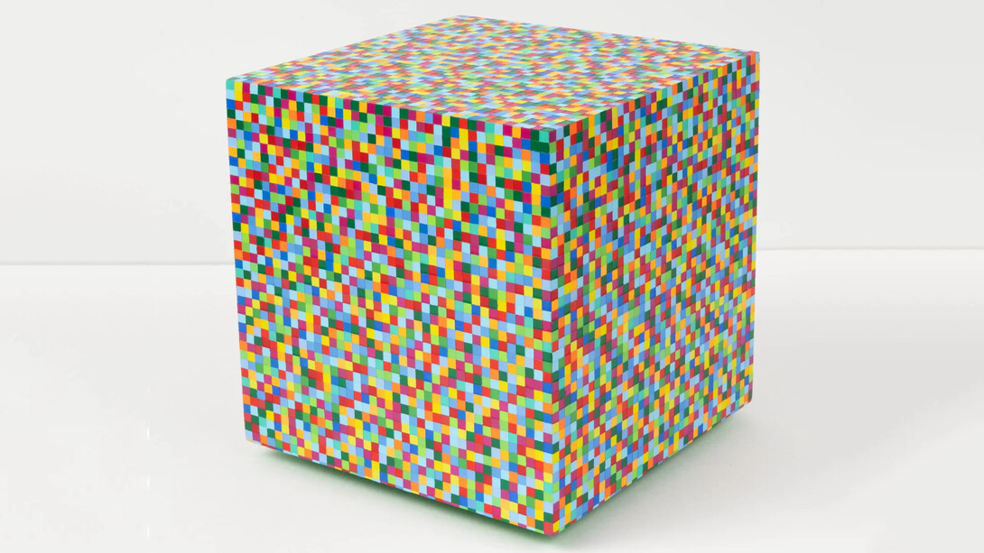 Tony Bechara, Color in motion IV (Cube) (detalle), 2024. Cortesía de Parrish Art Museum