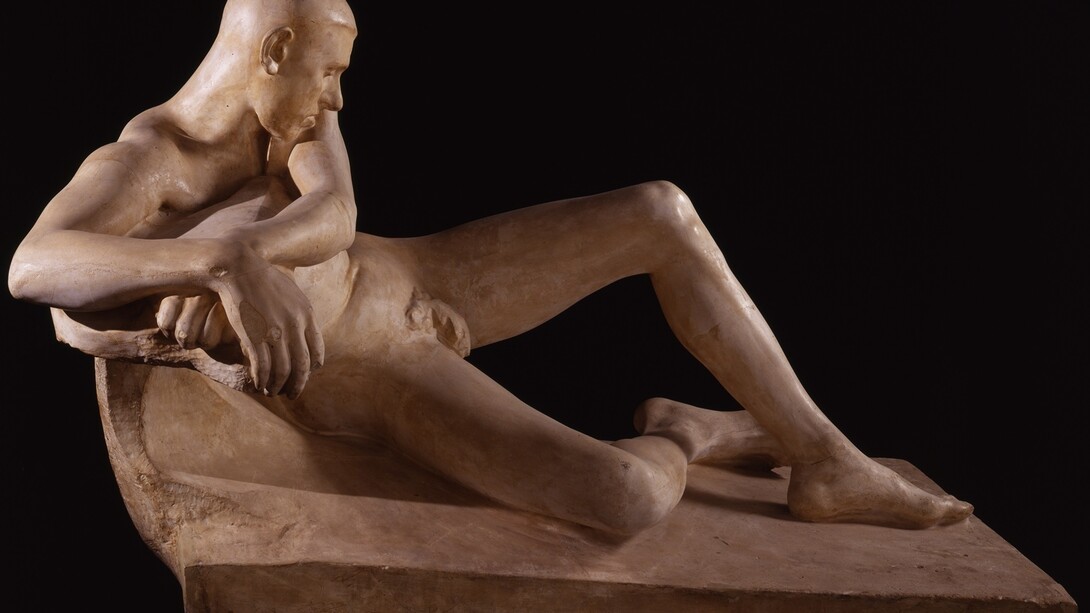 Adolfo Wildt, L’Homme qui se tait (Uomo che tace), 1899, Plâtre, 109 x 123,5 x 165 cm, Venise, Fondazione Musei Civici di Venezia, Galleria Internazionale d’Arte Moderna di Ca’ Pesaro, 2015 © Photo Archive – Fondazione Musei Civici di Venezia