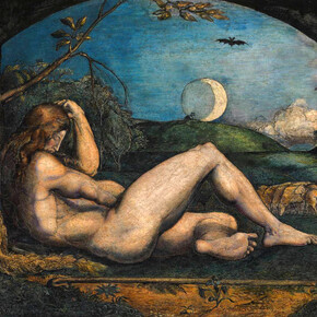 George Richmond (1809–96), Abel and the Shepherd, 1825, Tempera on oak, 23 x 30.8 cm, © Tate, London