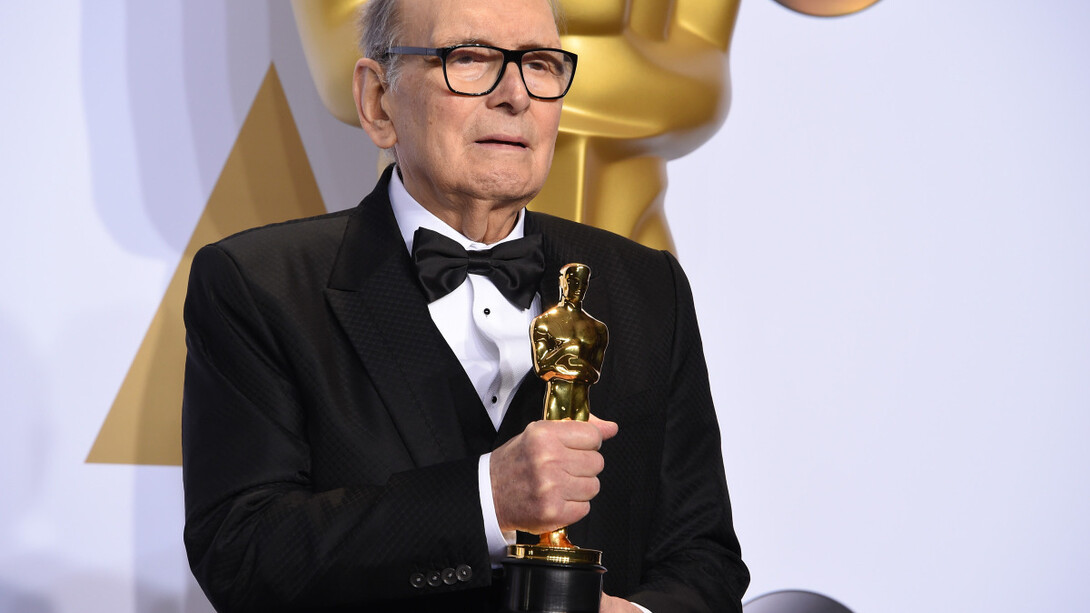 Ennio Morricone riceve il premio Oscar nel 2016
