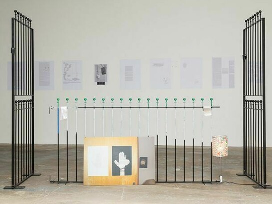 Josef Strau, My Divid'ed House, 2014, Vilma Gold, London, Installation View, Courtesy Vilma Gold, London