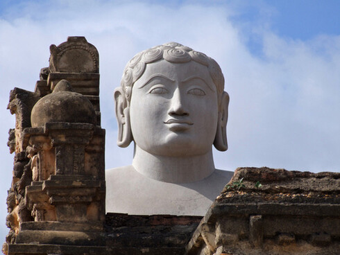 Lord  Bahubali or Gomateshwara Statute at Shravanbelagola