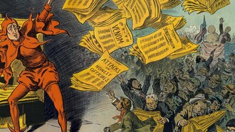 "La prensa Amarilla", L.M. Glackens, octubre de 1910