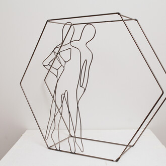 Laura Zeni, Corpi, 2015, iron, 43 x 50 x 15 cm © Bruno Bani
