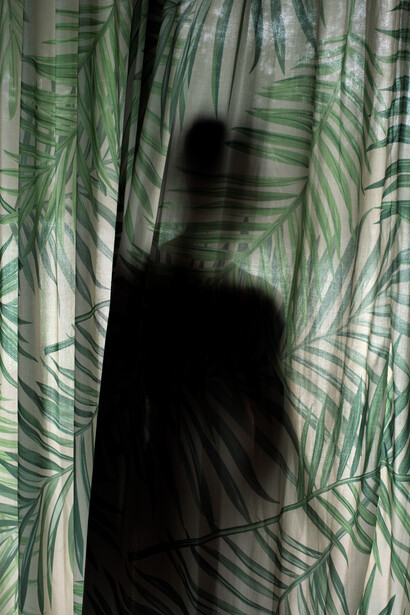 Jasmine Clark, Palm Curtains, 2018. © Jasmine Clark, courtesy of Howard Greenberg Gallery, New York