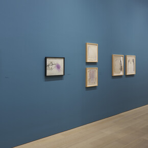Antoni Tàpies, On paper, exhibition view. Courtesy of Pace Gallery