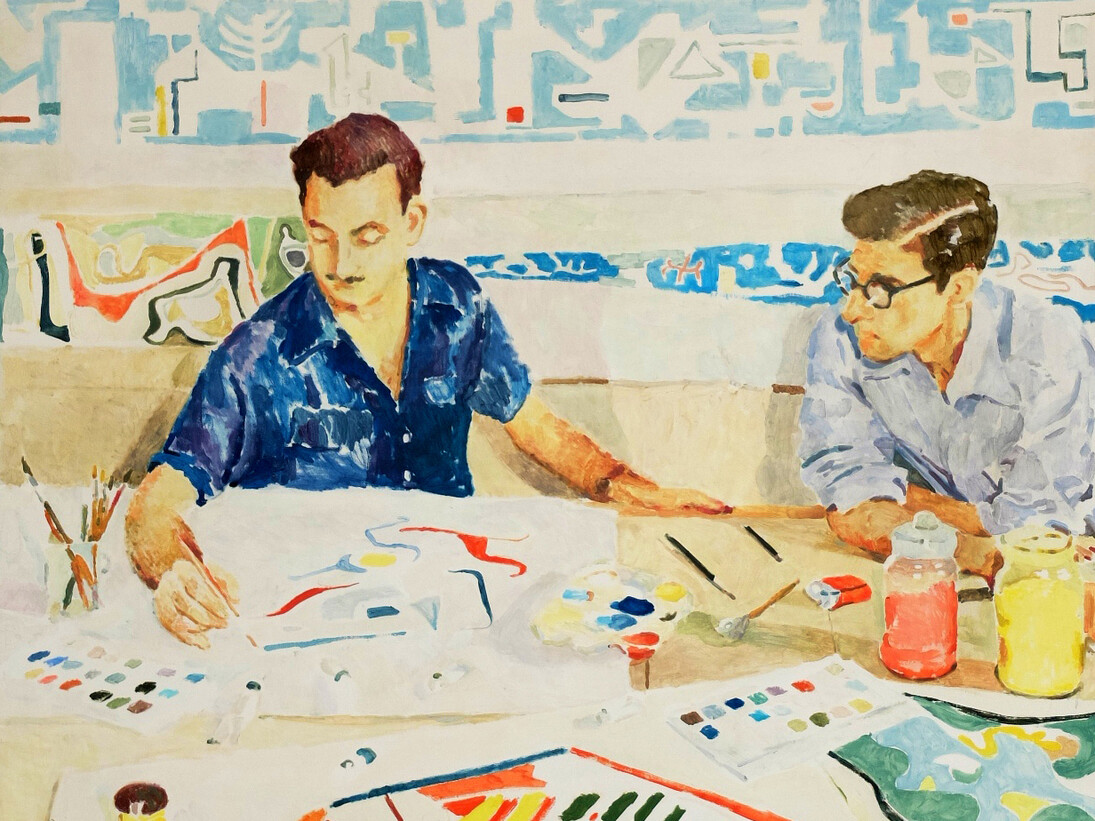 Tim Braden, Roberto (detail), 2015, Oil on canvas, 200 x 180 cm ©
Tim
Braden.
Courtesy
the
artist
and
Bruce
Haines
Mayfair