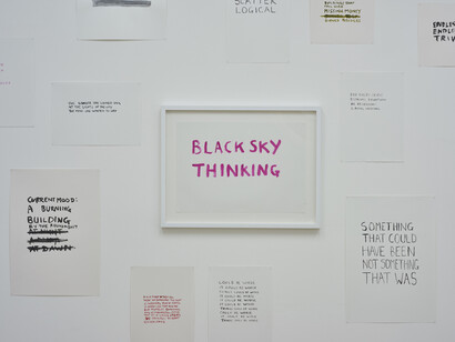 Tim Etchells, Personal Statements, 2015. Image courtesy Vitrine.