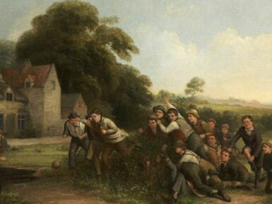 La célèbre Rugby School située à Rugby, dans le Warwickshire, en Angleterre (détaille)