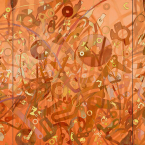 Sono Osato, Diluvia 1 (detail), 2021. Courtesy of Paul Thiebaud Gallery