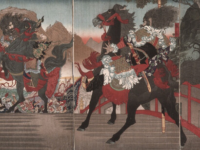 Representación artística de la batalla de Changban | © WikiCommons