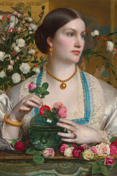Frederick Sandys, Grace Rose, 1866. Courtesy of Yale Center for British Art