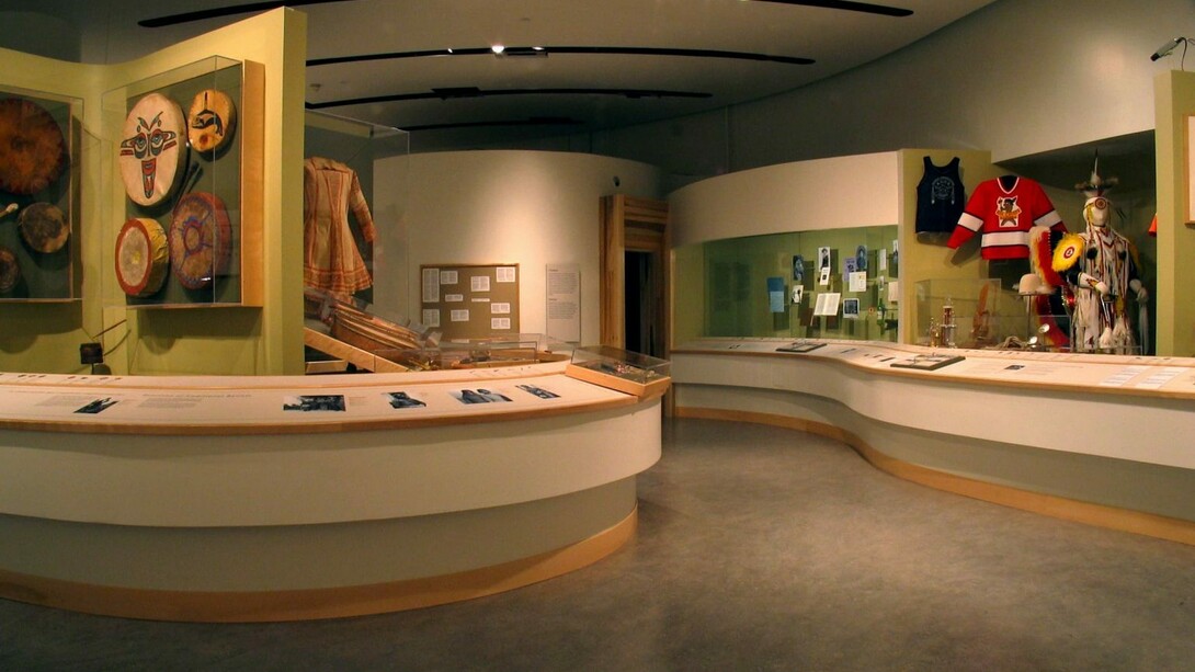 First peoples hall, exhibition view. Courtesy of Canadian Museum of History
