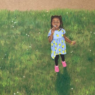 Yvette Molina, Believing there is an “I” in “Daisy” (detail), 2025. Courtesy of Trotter&Sholer Gallery