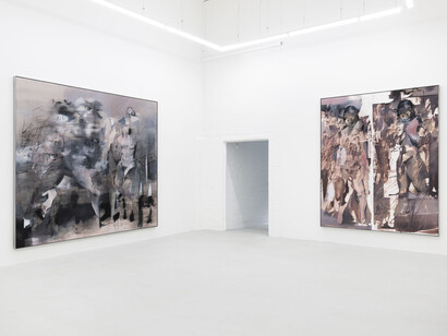 George Rouy, Reprise, exhibition view. Courtesy of Hannah Barry Gallery