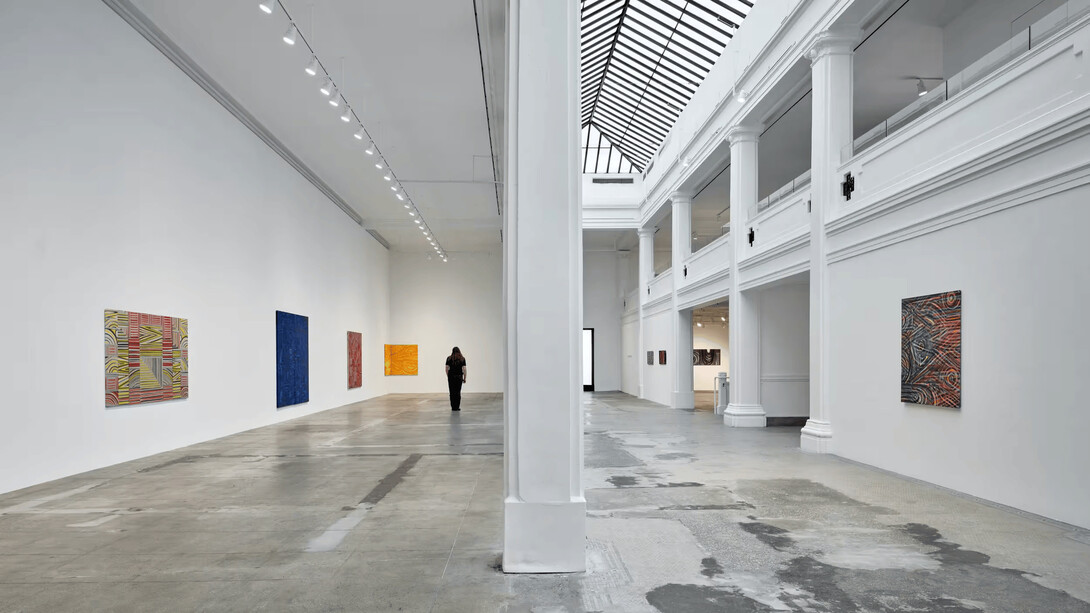 Luchita Hurtado, Yo soy (I am), exhibition view. Courtesy of Hauser & Wirth Gallery