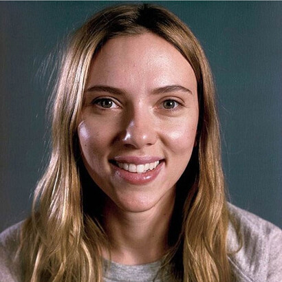 Scarlett Johansson sin maquillaje