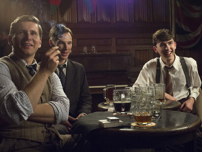 Alan Turing (Cumberbatch) e sua equipe
