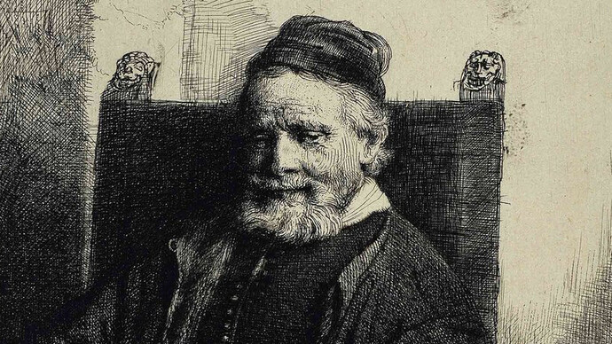 Rembrandt & Menzel. Courtesy of Gemäldegalerie