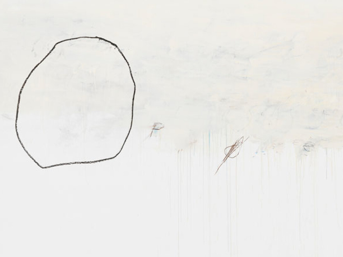 Cy Twombly, Exhibition view. Courtesy of Gagosian