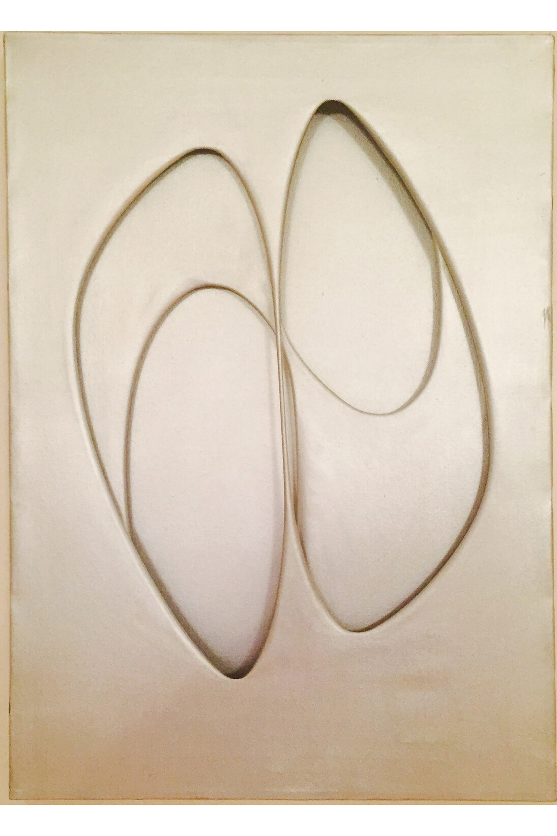 Paolo Scheggi, Zone Riflesse, 1962-63, Acrylic on superimposed canvases, 69.5 x 49.5 x 5 cm