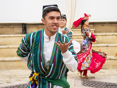 The Andijan Polka dancers represent the vibrance of Uzbek culture