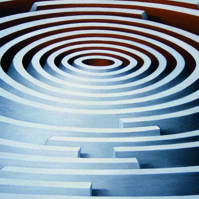 Cone #4 - pastel on paper - 60 x 50cm - Mark Weighton 1998