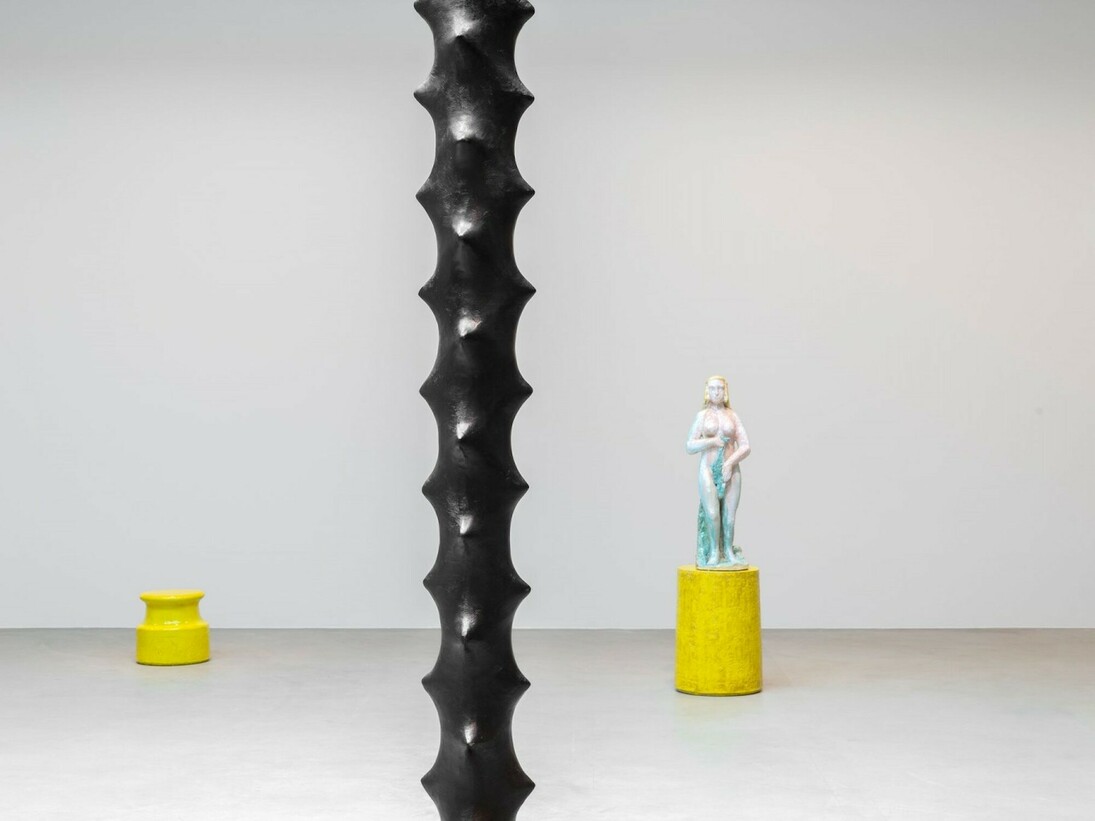 Johan Creten, Exhibition view. Courtesy of Almine Rech Gallery