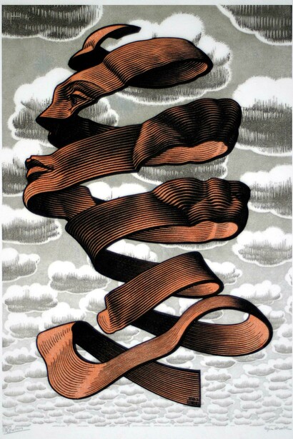 Maurits Cornelis Escher, Buccia, 1955