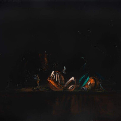 Eti Jacobi, Untitled #1, 2020, Acrylic on canvas, 40x40cm. Courtesy of Noga Gallery
