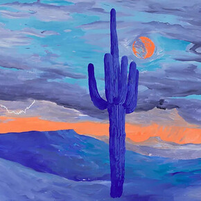 Esteban Cabeza de Baca, Taos lightning (detail), 2025. Courtesy of David B. Smith Gallery 