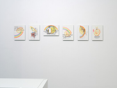 Alex Wissel, Katechon, exhibition view. Courtesy of Galerie Nagel Draxler