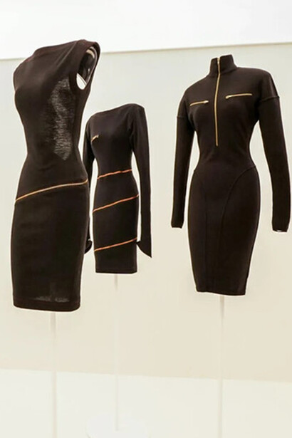 Alaïa avant Alaïa, dettagli della mostra presso la Fondazione Azzedine Alaïa, Parigi, Francia  2022 (ph: Stéphane Aït Ouarab)