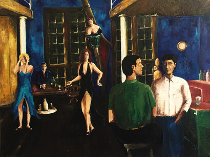 Obra Azul Profundo, obra de Rodrigo Gonçalves