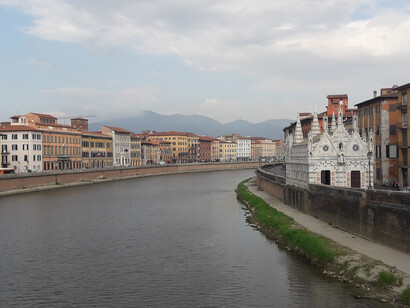 Le sponde pisane dell'Arno