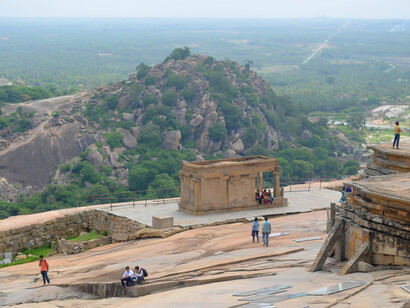Lord  Bahubali or Gomateshwara Statute at Shravanbelagola. Ph. Ajay Sharda