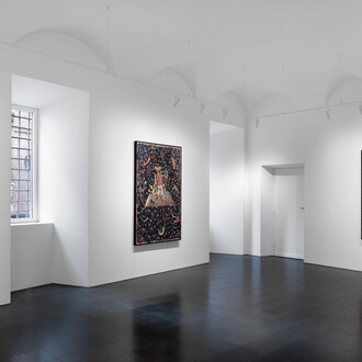 Bram Demunter, Swift as a whirlwind, through the marble sky, exhibition view. Courtesy of Tim Van Laere Gallery 