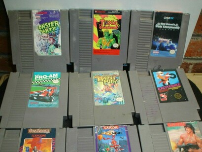Juegos de una antigua consola Nintendo