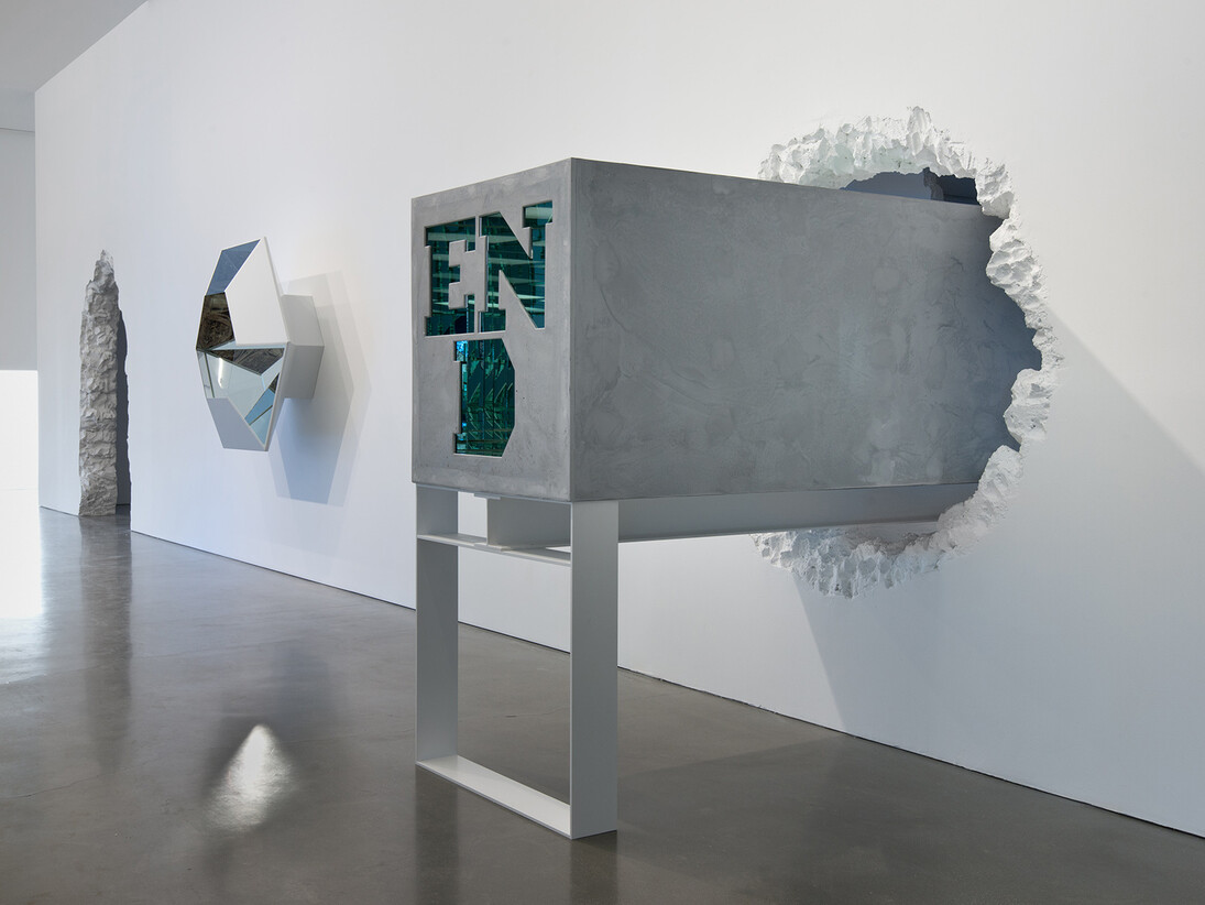 Installation view of Doug Aitken Still Life at Regen Projects, Los Angeles, September 6 - October 11, 2014. Photo: Brian Forrest. Courtesy Regen Projects, Los Angeles.
