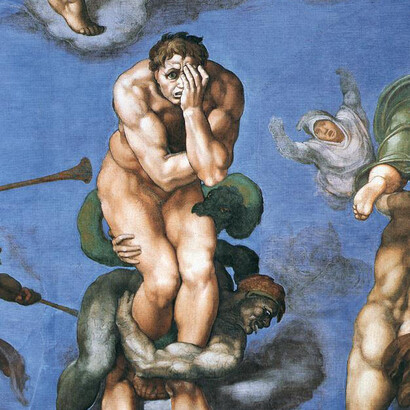 Michelangelo Buonarroti, Giudizio Universale, dettaglio